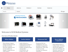 Tablet Screenshot of mmmedicalsystems.com
